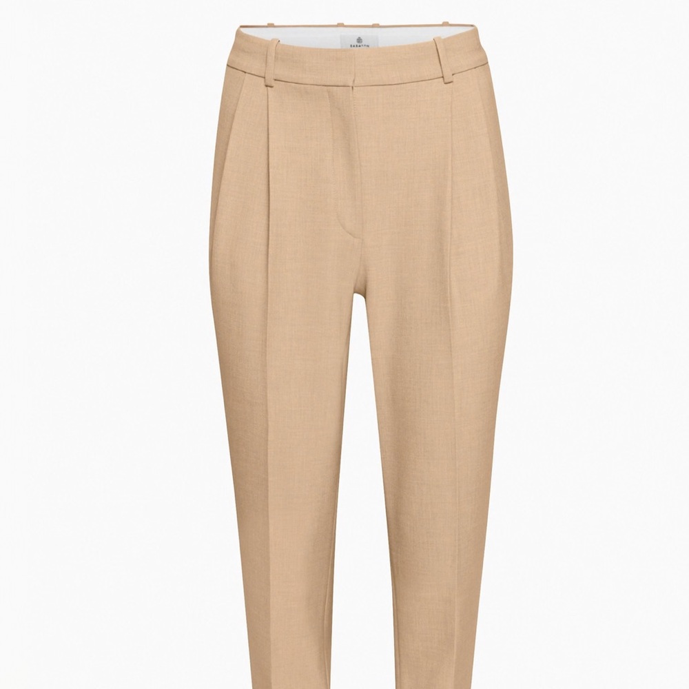 Aritzia Babaton Vogue Pants in tan camel, size 6, new